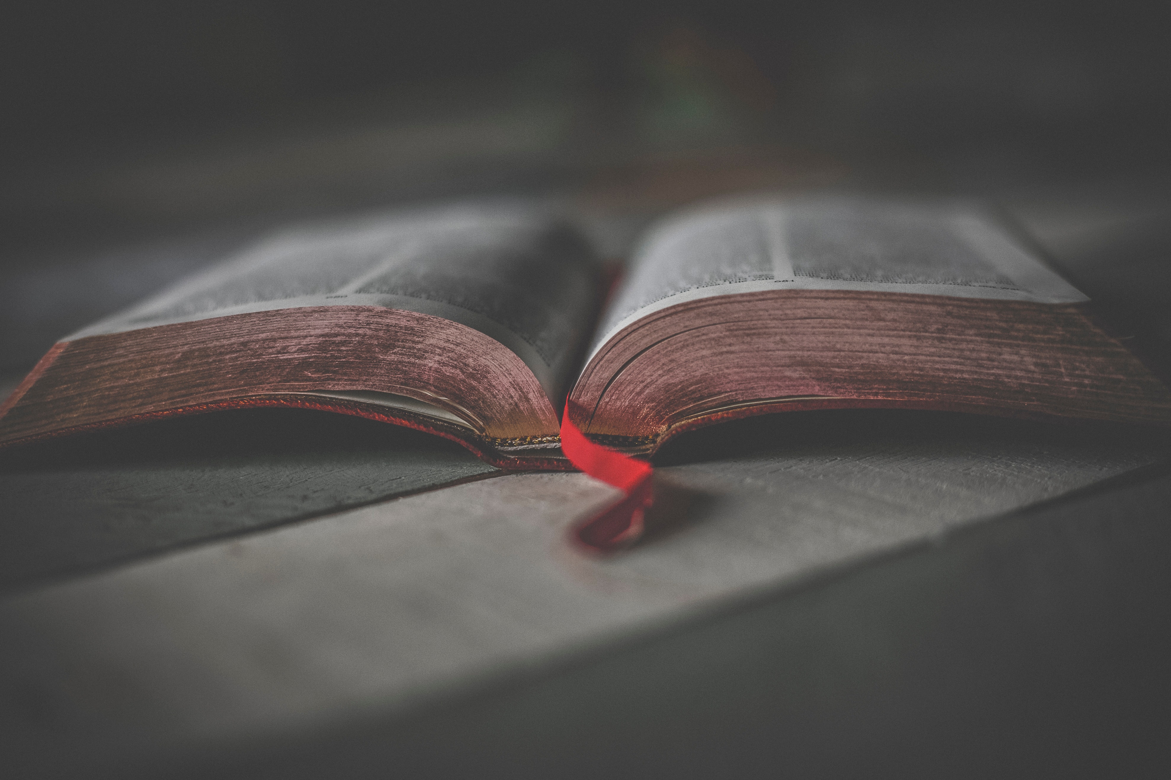 The open Bible