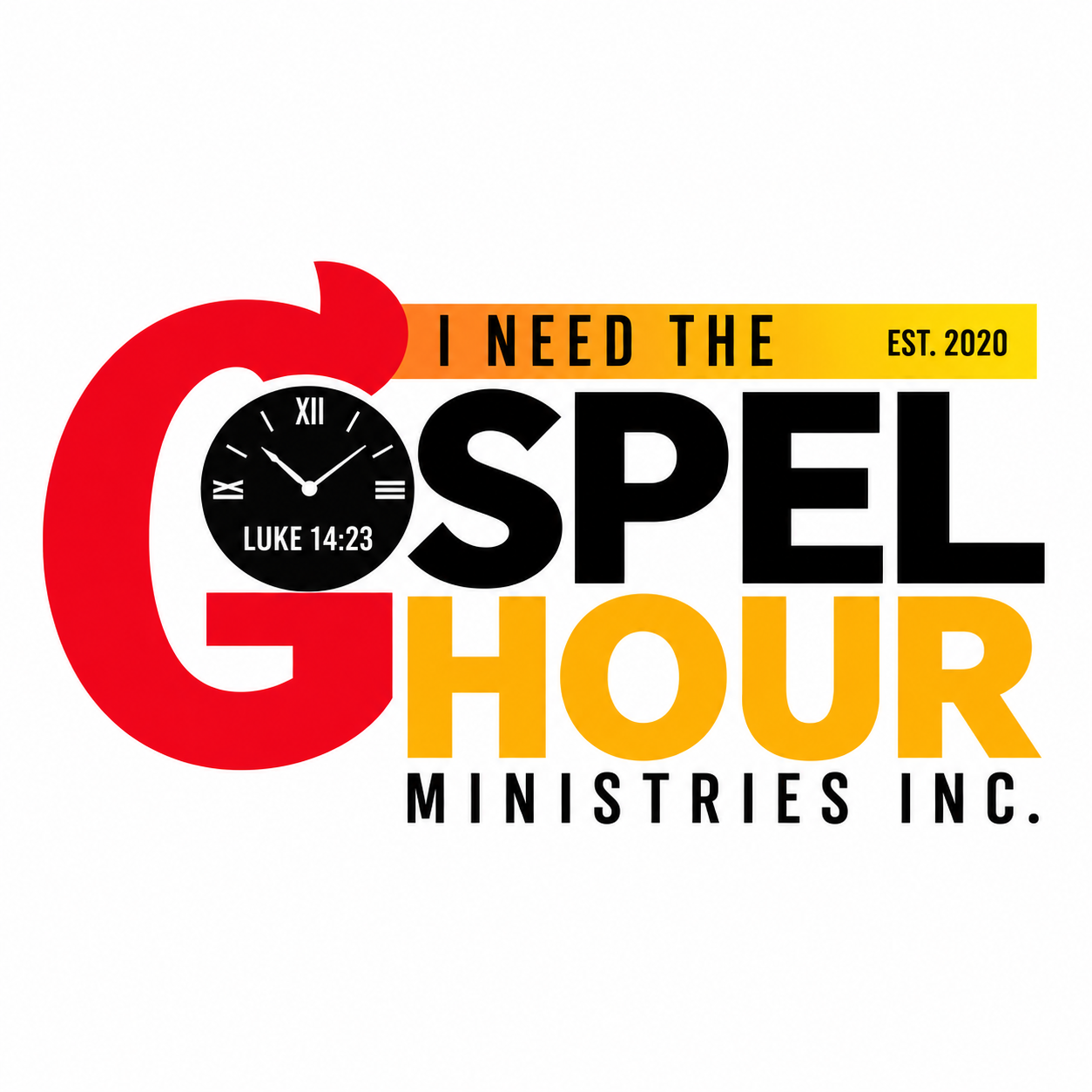I Need Thee Gospel Hour ministry artwork