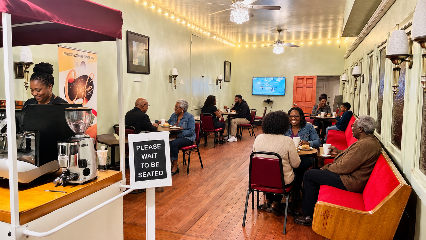 Food and fellowship at Oh Taste and See Café